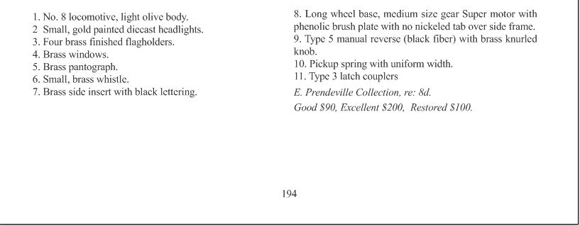 Greenberg Lionel Standard Chap 7, page 194